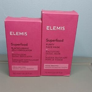 ELEMIS Superfood Blackcurrant Exfoliator & Purity Mask - Pink